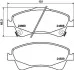 Колодки тормозные дисковые передние Toyota Auris, Avensis, Verso 1.6, 1.8, 2.0 (08-) (NP1119) NISSHINBO