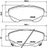 Тормозные колодки TOYOTA Avensis/Verso "F (201012->) "08>> NP1158