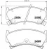 Колодки тормозные дисковые передние Nissan Almera 1.4, 1.6 (95-00) (NP2007) NISSHINBO