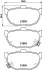 Колодки тормозные дисковые задние Hyundai Elantra 1.6, 1.8, 2.0 (03-) (NP2014) NISSHINBO