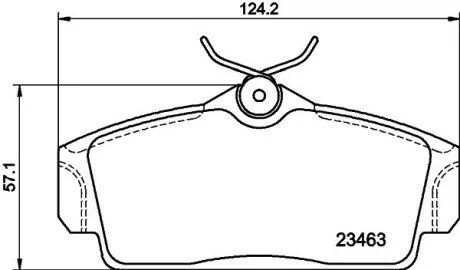 Колодки тормозные дисковые передние Nissan Almera 1.5, 1.8, 2.2 (00-) Nisshinbo NP2052