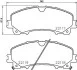 Колодки гальмівні дискові передні Nissan X-Trail III (T32) (13-)/Renault Koleos II (19-) (NP2060) NISSHINBO NP2060