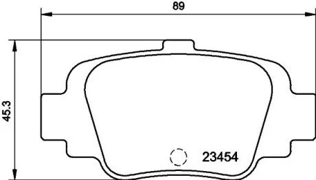 Колодки гальмівні дискові Nissan Micra 1.0, 1.3 (92-00) Nisshinbo NP2066