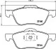 Колодки тормозные дисковые передние Nissan Primera 1.6, 1.8, 2.0 (96-02) (NP2071) NISSHINBO