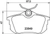 Колодки тормозные дисковые задние Mitsubishi Carisma, Colt VI 1.6, 1.8 (00-09) Nisshinbo NP3025 (фото 1)