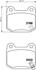 Колодки гальмівні дискові Mitsubishi Lancer/Subaru Impreza 2.0, 2.5 (05-) (NP3035) NISSHINBO