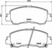 Колодки тормозные дисковые передние Mitsubishi Eclipse Cross (17-) (NP3057) NISSHINBO