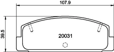 Колодки тормозные дисковые задние Mazda 6 1.8, 2.0, 2.2 (07-) Nisshinbo NP5004