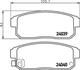 Колодки тормозные дисковые задние Mazda RX-8 2.6 (03-12) (NP5020) NISSHINBO