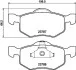 Колодки гальмівні дискові Mazda Tribute 2.0, 3.0 (06-08)/Ford KA 1.2, 1.3 (08-) (NP5028) NISSHINBO
