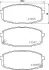 Колодки гальмівні дискові Hyundai i30/Kia Ceed 1.4, 1.6, 2.0 (07-) NISSHINBO Nisshinbo NP6023 (фото 1)