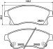 Гальмівні колодки CHEVROLET/OPEL Aveo(T300)/Cruze/Astra J "F "09>> Nisshinbo NP6048 (фото 1)
