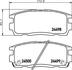 Колодки гальмівні дискові Chevrolet Captiva 2.0, 2.2, 2.4 (06-) (NP6074) NISSHINBO