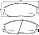Колодки гальмівні дискові Hyundai Santa Fe, H-1/Ssang Yong Actyon, Kyron, Rexton 2.0, 2.4, 2.7 (04-) (NP6109) NISSHINBO