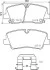 Колодки гальмівні дискові задні Strong Ceramic Hyundai H350 (15-) (NP6132SC) NISSHINBO