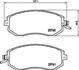 Колодки тормозные дисковые передние Subaru Forester, Impreza, Legacy, Outback 2.0, 2.2, 2.5 (07-) (NP7010) NISSHINBO