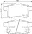 Колодки тормозные дисковые задние Honda Accord VIII 2.0, 2.2, 2.4 (08-13) (NP8009) NISSHINBO