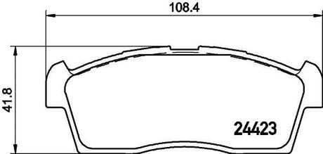 Колодки гальмівні дискові Suzuki MR Wagon (01-06) Nisshinbo NP9012