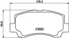 Колодки тормозные дисковые передние Chery QQ6 1.1, 1.3 (06-13)/Suzuki Wagon 1.2 (98-00) (NP9020) NISSHINBO