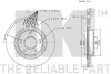 Диск тормозной NK 203046 (фото 3)