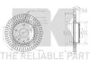 Диск тормозной передн не вент Mazda 3 (BM) 13- NK 203281 (фото 3)