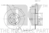 Диск тормозной передн не вент Mercedes A-150 (W169) NK 203371 (фото 3)