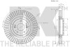 Гальмівний диск Hyundai Grandeur, I40, I40 Cw, Ix35, Kona Kia Cadenza I, CeeD, Optima, Soul Ii 1.0-Electric 01.10- NK 203443 (фото 3)
