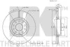 Диск тормозной VW JettaPas 05- NK 2047115 (фото 3)