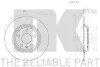 Диск гальмівний задн. (300mmx12mm) AUDI A4 1.8 TFSI/1.8 TFSI quattro/2.0 TDI/2.0 TDI quattro/2.0 TFSI/2.0 TFSI flexible fuel/2.0 TFSI flexible fuel quattro/2.0 TFSI hybrid/2.0 TFSI hybr NK 2047129 (фото 3)