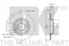 Диск тормозной VW T4 ab 82 NK 204767 (фото 3)
