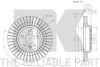Диск гальмівний Volvo XC60 I 2.0-3.2 05.08-12.17 NK 204861 (фото 3)