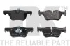 Гальмівні колодки дискові зад. BMW 3 (F30/F31) 12-/1 118 (F20) 10- 221555