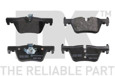 Тормозные колодки дисковые зад. BMW 3 (F30/F31) 12-/1 118 (F20) 10- NK 221555