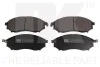 Тормозные колодки дисковые перед. Nissan Murano 02-/Pathfinder 2.5 dCi 05-/Renault Koleos 2.0 dCi 08- NK 222261 (фото 1)