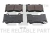 Тормозные колодки перед. Nissan 370Z 09-/Infiniti FX 37,50 08- /GX 37 07.10- 222287