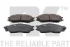 Колодки гальмівні AY040NS108 NISSAN / INFINITI NK 222291 (фото 1)