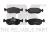 Колодки тормозные дисковые Fiat DobloPunto 99- 222362