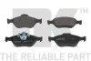 Колодки тормозные дисковые Fiesta ab 95 NK 222557 (фото 1)