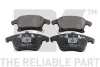 Тормозные колодки Ford Galaxy, Mondeo V, S-Max Ford Usa Fusion Lincoln Mkz 1.0-3.5 09.06- 222586