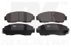 Гальм.колодки перед. Honda CR-V III 2.0i-VTEC/2.2i-CTDi 01.07 NK 222645 (фото 1)