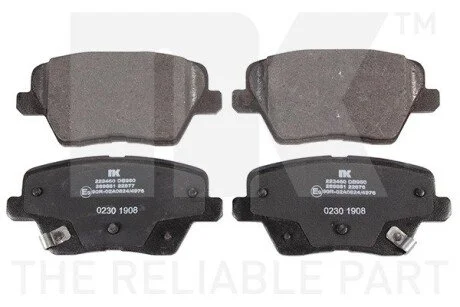 Колодки гальмівні (задні) Hyundai i30 16-/Kia Ceed 1.0-1.6 18- NK 223460