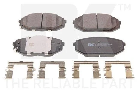 Гальмівні дискові колодки, комплект NK 223474