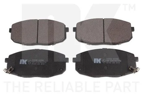 К-кт перед. гальм. колодок Kia Carens II 1.6,1.8,2.0 CRDi 07- NK 223506