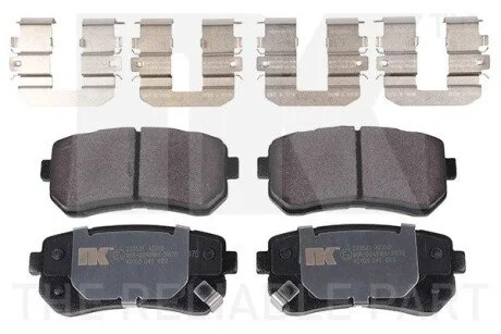 Колодки тормозные дисковые Hy/Kia 05- NK 223521