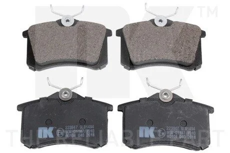 Колодки тормозные дисковые Ren/Sea 99- NK 223947