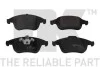 Гальмівні колодки пер.Renault Laguna 1,5-3,0 07- 223961
