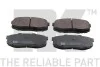Гальмівні колодки дискові зад. Toyota Land Cruiser 4.5 D-4D/4.7 VVTi 01 07- NK 2245106 (фото 1)