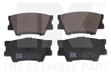Колодки тормозные дисковые Toy Rav 4 06- NK 224577