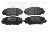 Колодки тормозные дисковые Toy CorAurRav4 10- NK 224595 (фото 1)