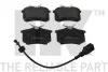 Колодки гальмівні дискові Seat Skoda VW 99- NK 224781 (фото 1)